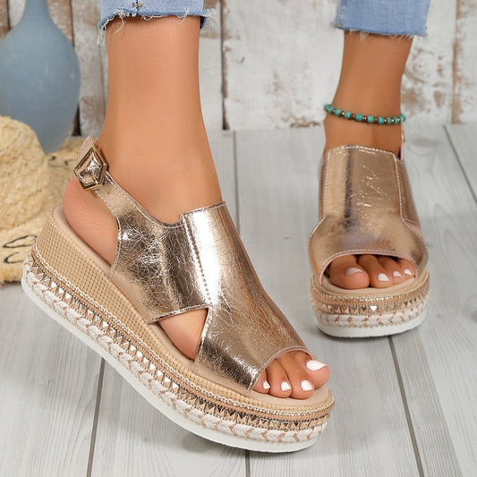 "Sandales Chic d'Été à Boucle"