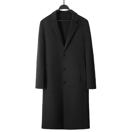 Manteau en Cachemire Richement Épais pour Homme
