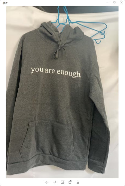 Sweat à capuche unisexe avec imprimé lettre et poche kangourou, tendance et