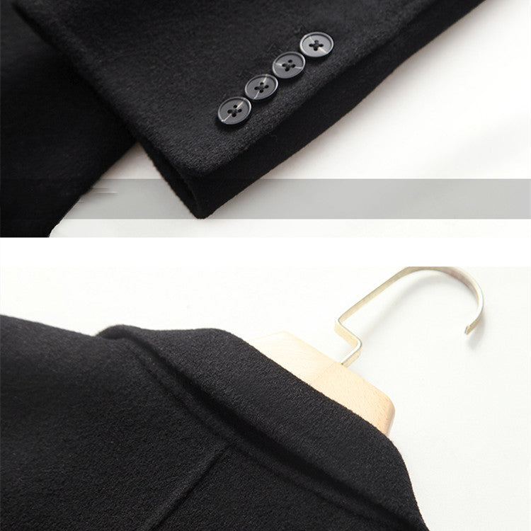 Manteau en Cachemire Richement Épais pour Homme