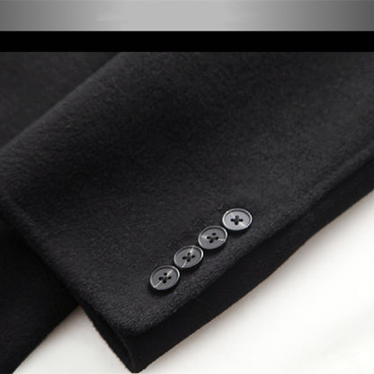 Manteau en Cachemire Richement Épais pour Homme
