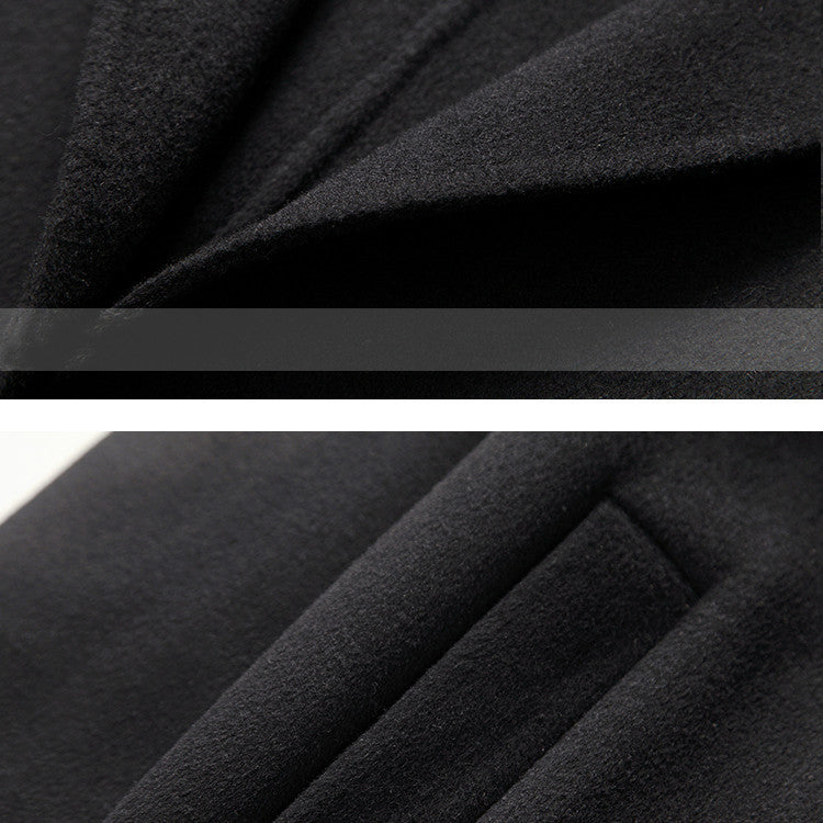 Manteau en Cachemire Richement Épais pour Homme
