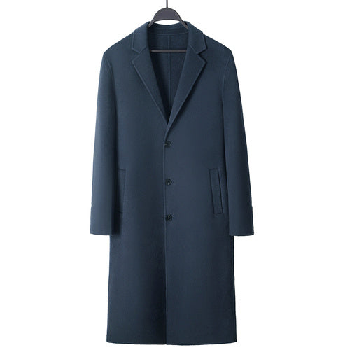 Manteau en Cachemire Richement Épais pour Homme